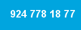 924 778 18 77 924 778 18 77